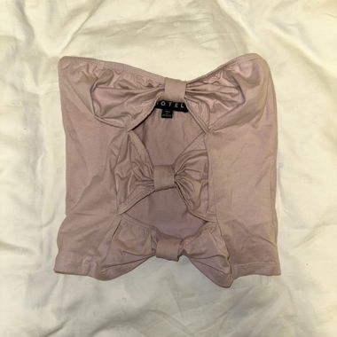 Motel Rocks tube top mit Schleifen