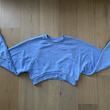 Felpa blu Bershka