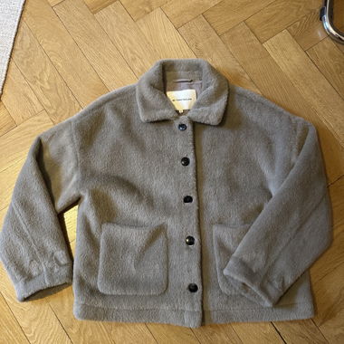 Beige Teddyjacke Tom Tailor