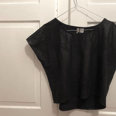 H&M Top Schwarz