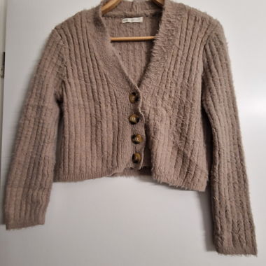 Veste en cardigan tricotée