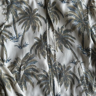 Giacca bomber con stampa di palme