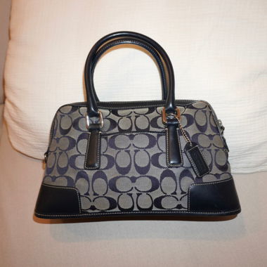 Coach Signature Tasche navy