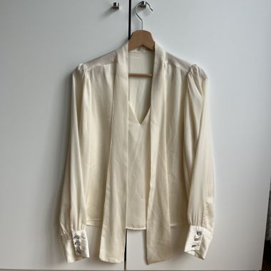 MEDICINE tie neck blouse