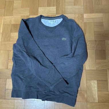 Lacoste grey crewneck sweatshirt