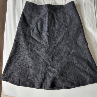 Jupe en tweed noire 
