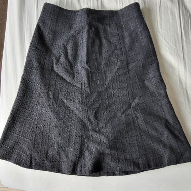 Jupe en tweed noire 
