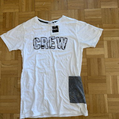 Weisses CREW T-Shirt