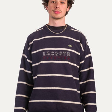 Pull en maille Lacoste Yachting vintage (années 1990)