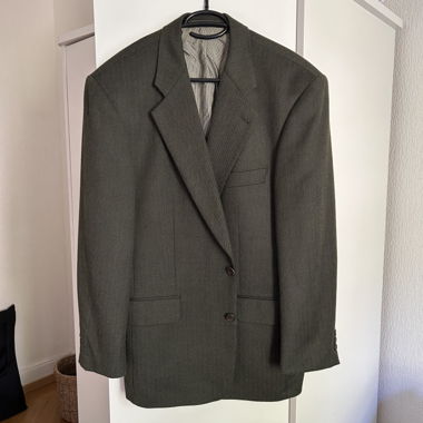 Wool and cashmere green jacket