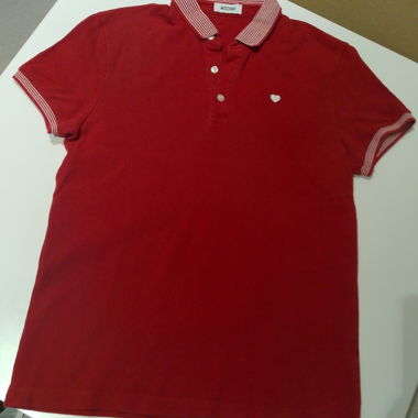 Polo rosso Moschino