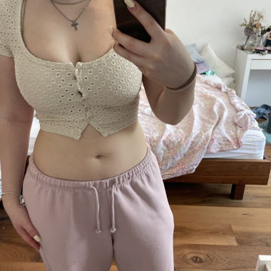 H&M Haut en dentelle ajourée taille XS