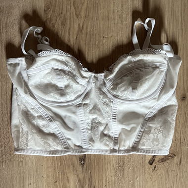 Bustier/corset blanc 