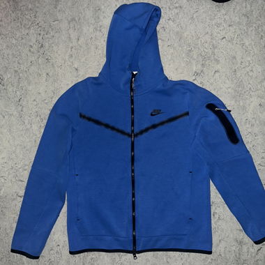 Nike Tech Hoodie Royalblau