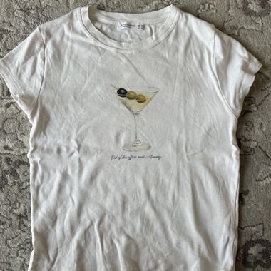 T-shirt corto Stradivarius