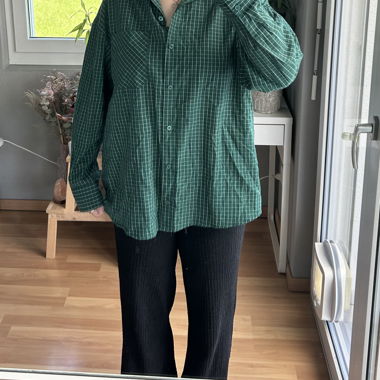 Chemise à Carreaux Vert