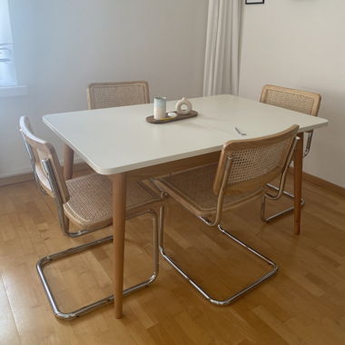 Tavolo design allungabile (4-6 persone) SOLO TAVOLO