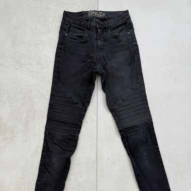 Jeans Hose Only S/ 34 schwarz/ verwaschen