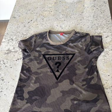 T-shirt Guess transparent 