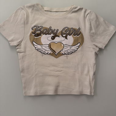 Beiges Baby Girl T-Shirt