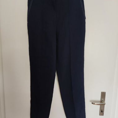 Pantaloni da donna Celine blu scuro
