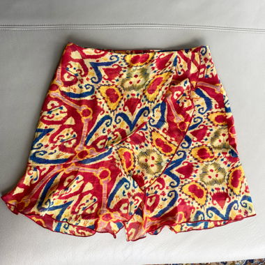 Gonna leggera con balze motivi boho S