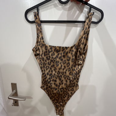 Body con stampa leopardata