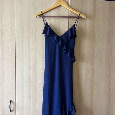 Dress in royal blue