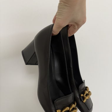 Massimo Dutti Lederpumps Gr. 40 braun