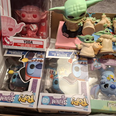 Lot of Star Wars & Stitch Funko POP figures