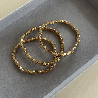 Gold Bead Bracelet