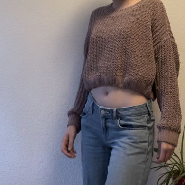 Knitted Sweater rose