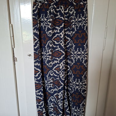 Pantalon large imprimé