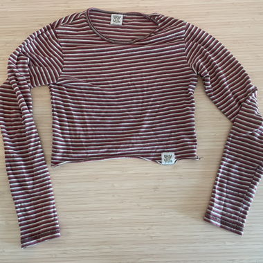 Lucy and Yak crop shirt