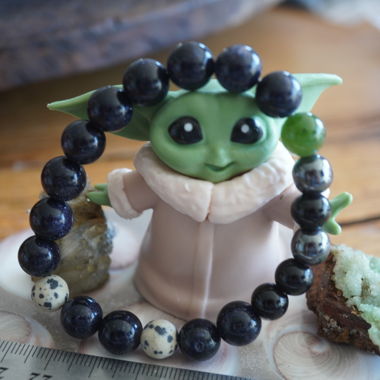 Kugel Armband  Gemischt Blaufluss