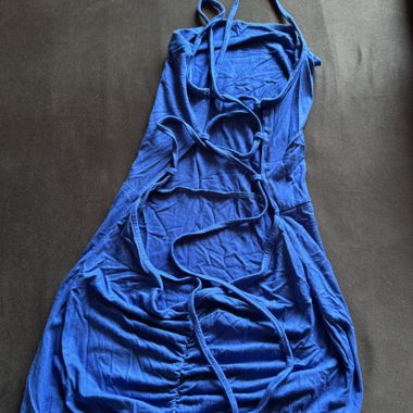 Blue Strappy Dress