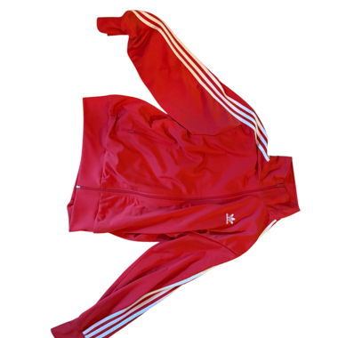 red adidas jacket