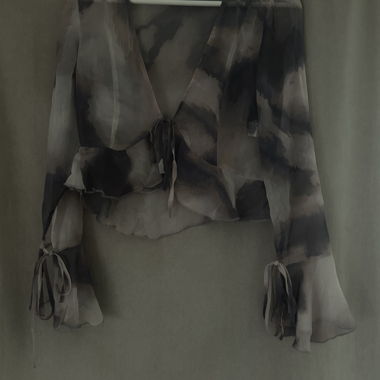 Stradivarius gemusterte Bluse