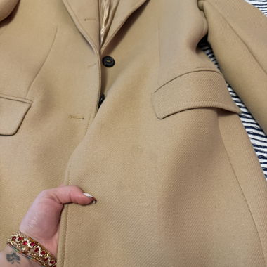 ZARA-Mantel beige camel