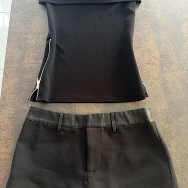 Haut et shorts noirs Lioness de Zara gr XS