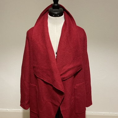 Cappotto rosso - Bershka 