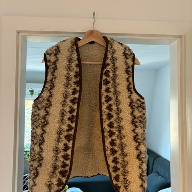 Gilet vintage in lana vergine