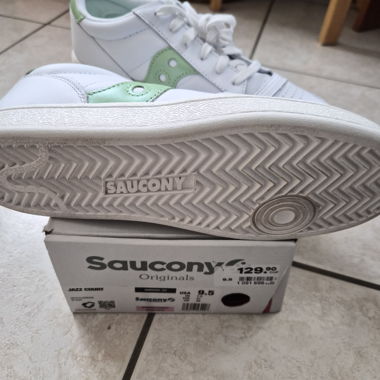 Saucony Jazz Court Sneaker bianco/verde