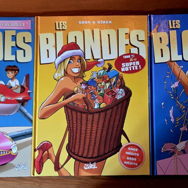 Set di 3 fumetti Les Blondes