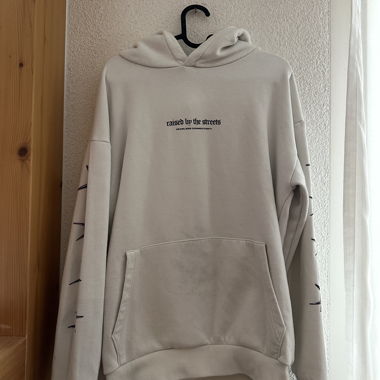 White Hoodie with Print