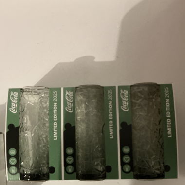 1 lot de 3 verres Coca-Cola