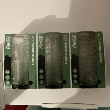 1 lot de 3 verres Coca-Cola