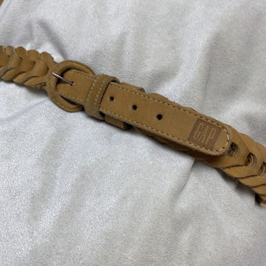 Cintura in pelle intrecciata