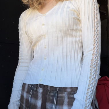Ribbed Knit Cardigan