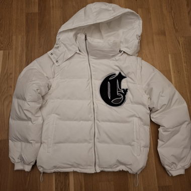 Giacca Puffer Corvidae uomo gilet bianco tg. S